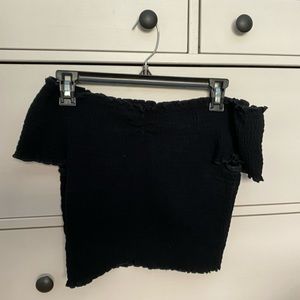 kendall and kylie off the shoulder crop top.